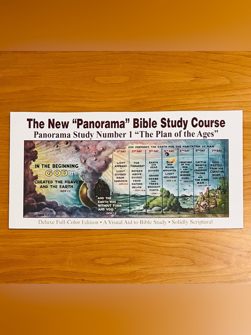 New Panorama Bible Study Course : Panorama No. 1 the Plan of the Ages, Deluxe Ed